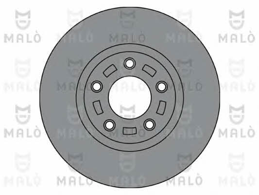 Malo 1110460 Front brake disc ventilated 1110460