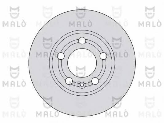 Malo 1110013 Rear brake disc, non-ventilated 1110013