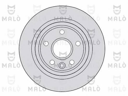 Malo 1110053 Rear brake disc, non-ventilated 1110053