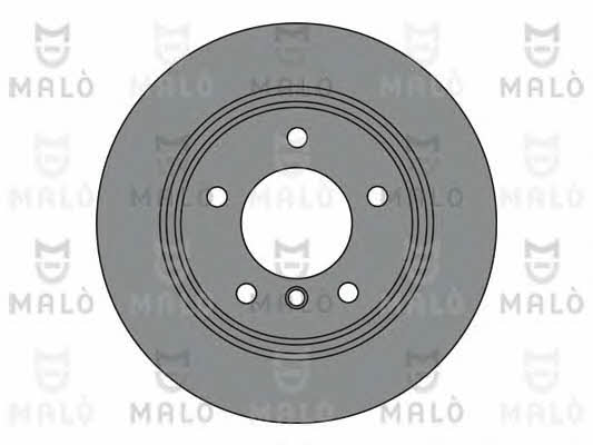 Malo 1110220 Rear brake disc, non-ventilated 1110220