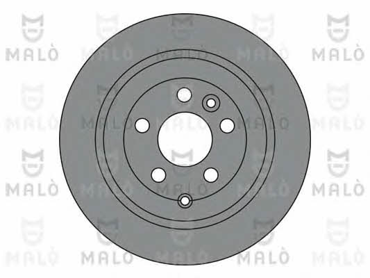 Malo 1110255 Rear brake disc, non-ventilated 1110255
