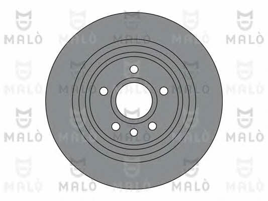 Malo 1110263 Rear brake disc, non-ventilated 1110263