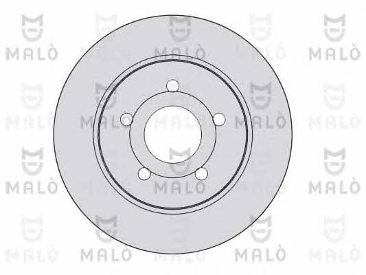 Malo 1110049 Rear brake disc, non-ventilated 1110049