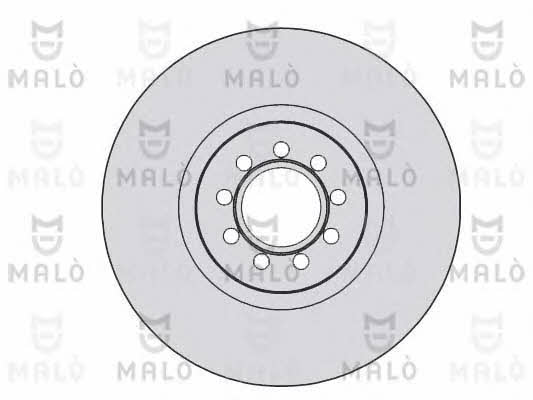 Malo 1110136 Front brake disc ventilated 1110136