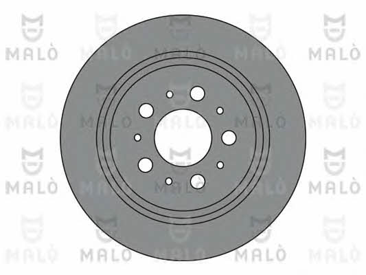 Malo 1110240 Rear brake disc, non-ventilated 1110240