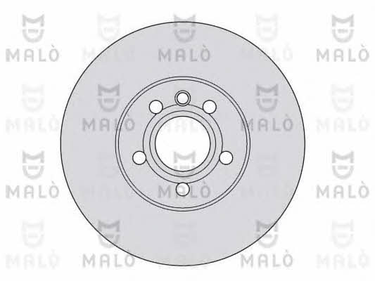 Malo 1110066 Front brake disc ventilated 1110066