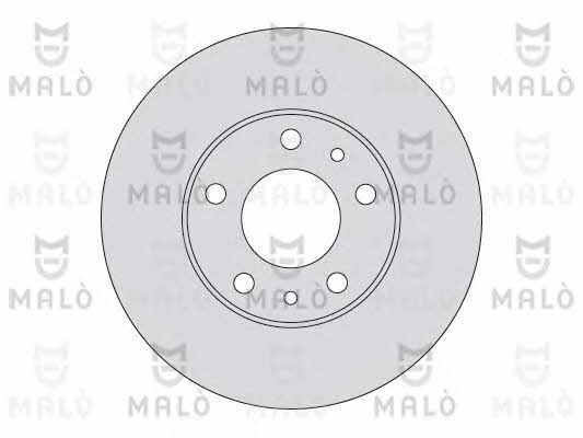 Malo 1110123 Front brake disc ventilated 1110123