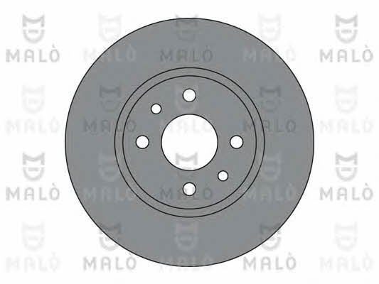 Malo 1110454 Front brake disc ventilated 1110454
