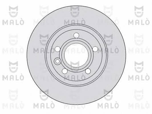 Malo 1110011 Rear brake disc, non-ventilated 1110011