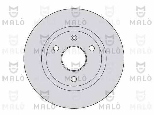 Malo 1110007 Unventilated front brake disc 1110007
