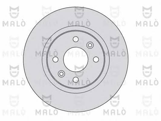 Malo 1110052 Unventilated front brake disc 1110052