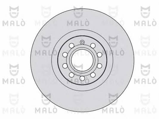 Malo 1110091 Front brake disc ventilated 1110091