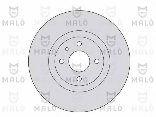Malo 1110204 Front brake disc ventilated 1110204