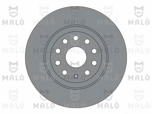 Malo 1110224 Rear brake disc, non-ventilated 1110224