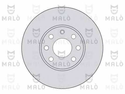 Malo 1110176 Front brake disc ventilated 1110176