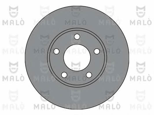 Malo 1110446 Front brake disc ventilated 1110446