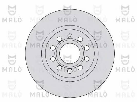 Malo 1110210 Front brake disc ventilated 1110210