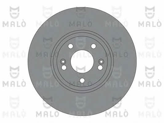 Malo 1110361 Front brake disc ventilated 1110361