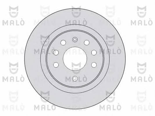 Malo 1110041 Rear brake disc, non-ventilated 1110041