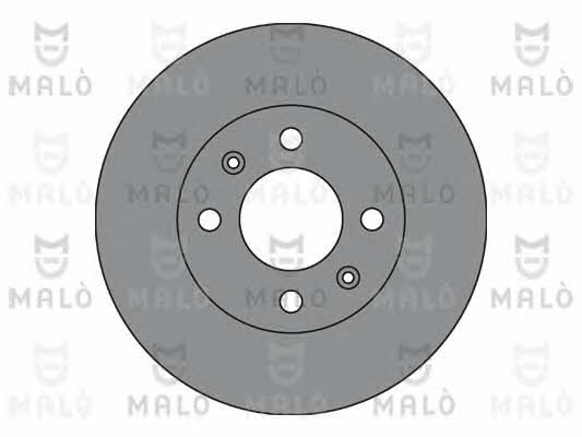 Malo 1110445 Front brake disc ventilated 1110445