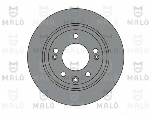 Malo 1110258 Rear brake disc, non-ventilated 1110258