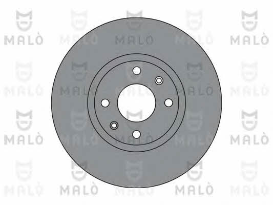 Malo 1110285 Front brake disc ventilated 1110285