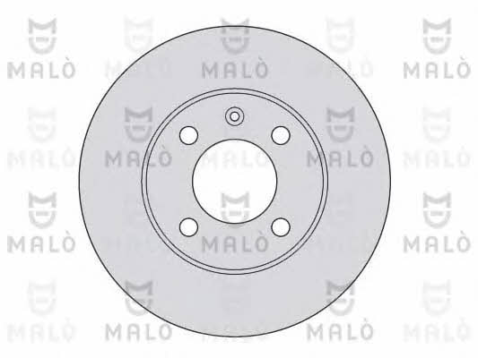 Malo 1110070 Front brake disc ventilated 1110070