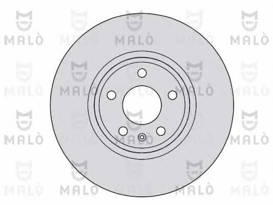 Malo 1110130 Front brake disc ventilated 1110130