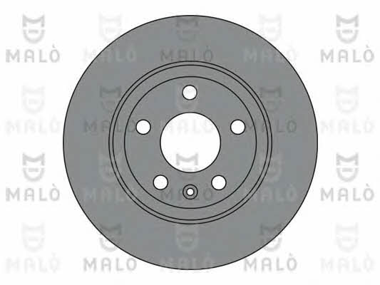 Malo 1110249 Rear brake disc, non-ventilated 1110249