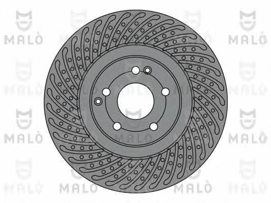 Malo 1110327 Front brake disc ventilated 1110327