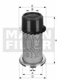Mann-Filter C 28 357 Air filter for special equipment C28357