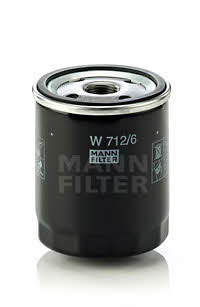 Mann-Filter W 712/6 Oil Filter W7126