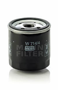 Mann-Filter W 714/4 Oil Filter W7144