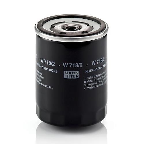 Mann-Filter W 718/2 Oil Filter W7182