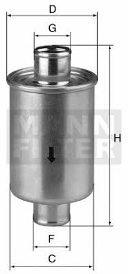 Mann-Filter W 74 Hydraulic filter W74