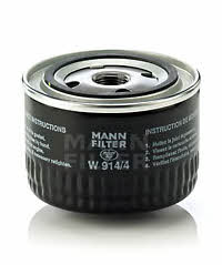 Mann-Filter W 914/4 Oil Filter W9144