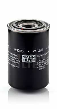 Mann-Filter W 929/3 Oil Filter W9293