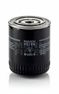 Mann-Filter W 930/9 Oil Filter W9309