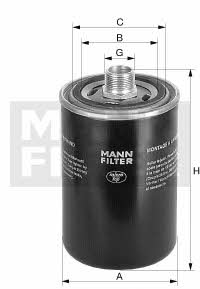 Mann-Filter WD 962/9 Automatic transmission filter WD9629