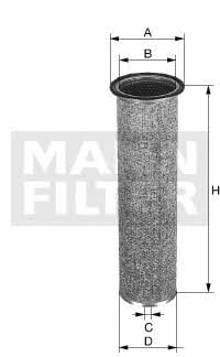 Mann-Filter CF 924 Air filter CF924