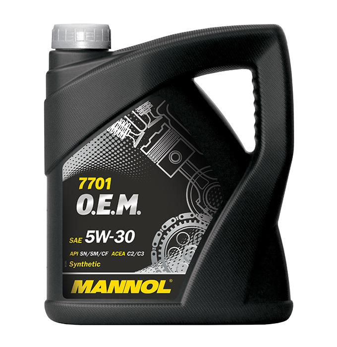 Mannol GM40144 Engine oil Mannol 7701 O.E.M. for Chevrolet Opel 5W-30, 4L GM40144