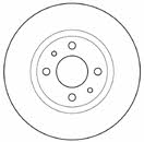 Mapco 15023 Unventilated front brake disc 15023