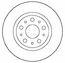 Mapco 15030 Rear brake disc, non-ventilated 15030