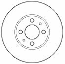 Mapco 15031 Front brake disc ventilated 15031