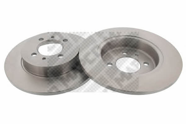 Mapco 15123/2 Rear brake disc, non-ventilated 151232