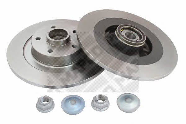 Mapco 15138/2 Rear brake disc, non-ventilated 151382