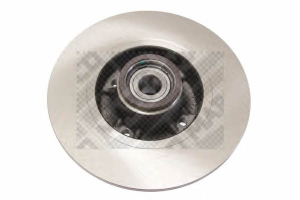Mapco 15141 Rear brake disc, non-ventilated 15141