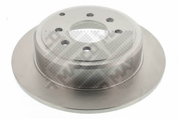 Mapco 15326 Rear brake disc, non-ventilated 15326