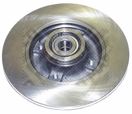 Rear brake disc, non-ventilated Mapco 15329