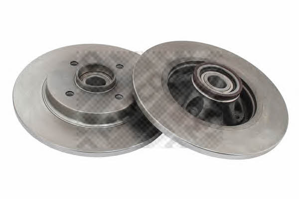 Mapco 15340/2 Rear brake disc, non-ventilated 153402